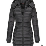 Camille Laurent | Quilted Winter Puffer Coat For Women