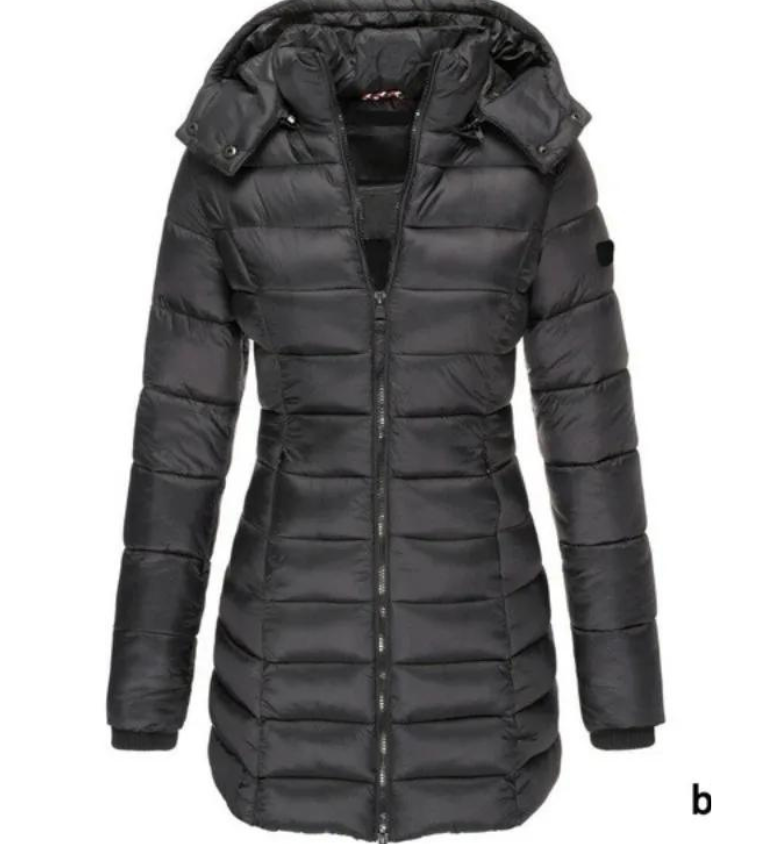 Camille Laurent | Quilted Winter Puffer Coat For Women