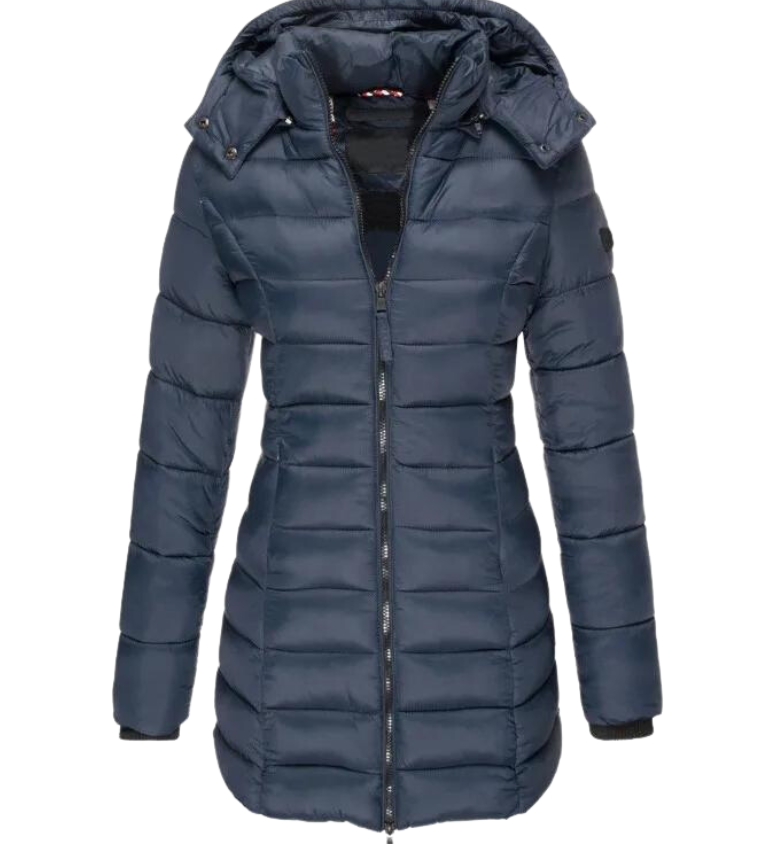 Camille Laurent | Quilted Winter Puffer Coat For Women
