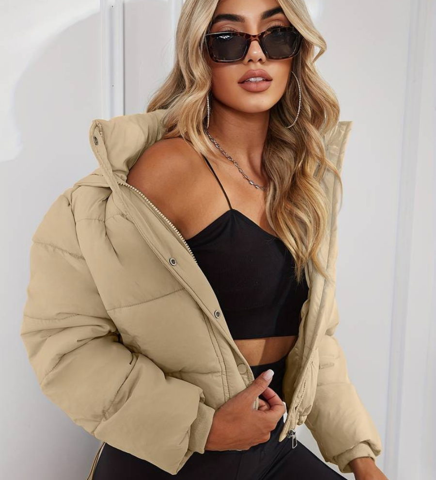Valentina Moreau | Cropped Puffer Jacket For Women