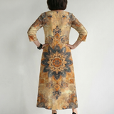 Damon | Gentle Floral Midi Dress