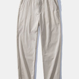 Twist Knit Polo & Elastic Waist Straight Leg Trousers