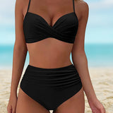 Vega™ | Elegantiškas aukšto juosmens bikinis