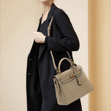 Ivory Crest Handbag