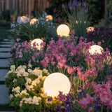 Luminária esférica de jardim