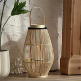WeaveCraft™ Lanterna de bambu