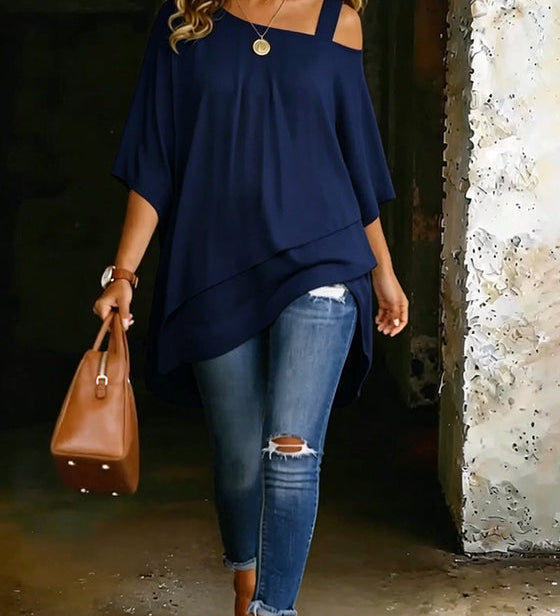 Amiyah™ Asymmetric Blouse