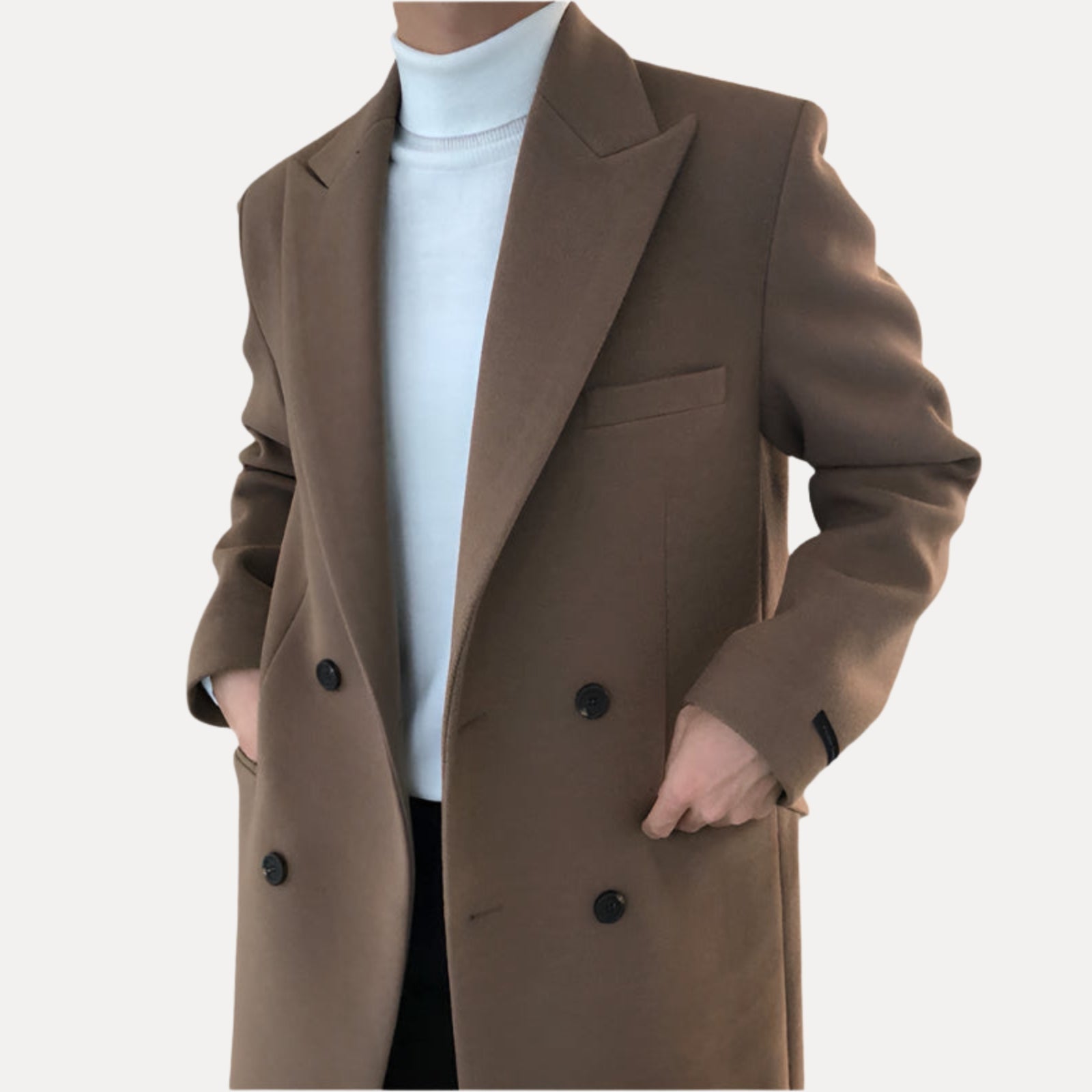 Mads | ELEGANTIŠKAS ŠILTAS VYRIŠKAS PALTAS