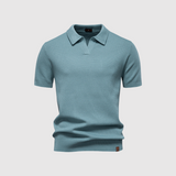 Libuše – Struktūruoti polo marškinėliai elegantiškam ir patogiam stiliui