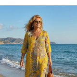 Rowan | Soft Paisley Midi Dress