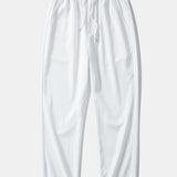Gerimpelde textuur<tc>rood</tc> V-hals shirt &amp; kreuk textuur<tc>rood</tc> Rechte broek