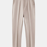 Contrast Geometry Jacquard Knit Polo & Slim Fit Tapered Trousers