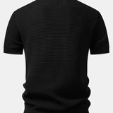 Contrast Zipper Polo & Slim Fit Tapered Trousers