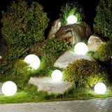 Luminária esférica de jardim
