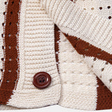 Stripe Open Knit Shirt & Crinkle Textured Drawstring 5" Shorts