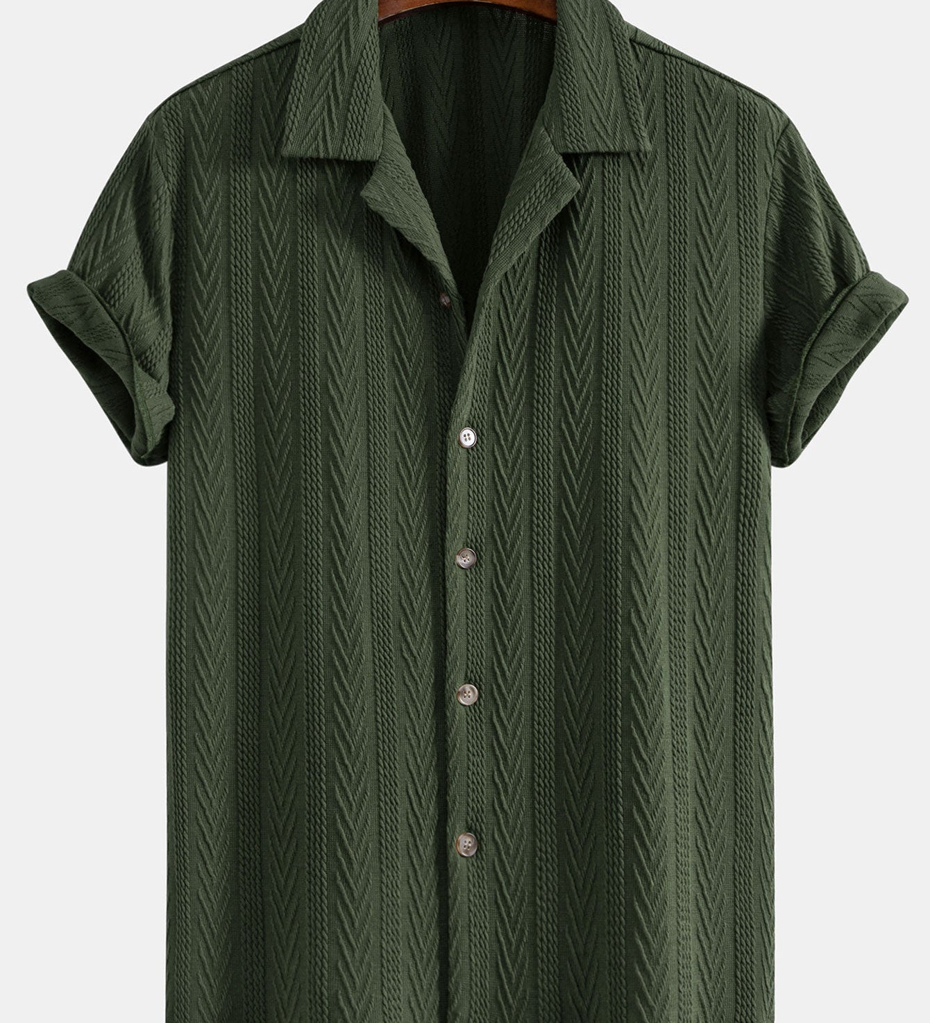 Textured Jacquard Cuban <tc>S</tc>hirt