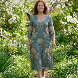 Skye | Gentle Shape Floral Midi Dress