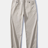 Twist Knit Polo & Elastic Waist Straight Leg Trousers
