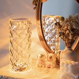Toque de cristal cintilante