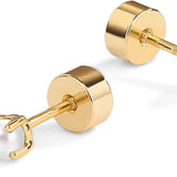 Dainty Pearl Studs | Gold