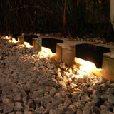 Luzes solares para degraus