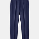 Contrast Jacquard Polo & Slim Fit Tapered Trousers