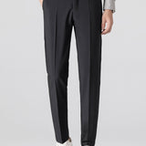 Contrast Zipper Polo & Slim Fit Tapered Trousers