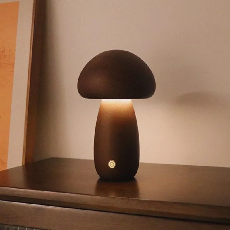 Lumishroom™ Candeeiro Madeira