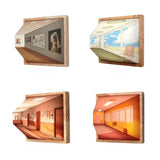 Candeeiro 3D com Ilusão