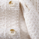 Geometric Jacquard Cuban Collar Shirt & Straight Leg Linen Pants