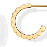 Classic Ridge Earrings | Gold