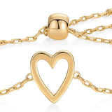 Radiant Heart Bracelets | Gold