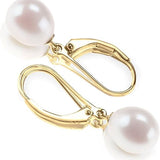 Pearl Dangle Earrings | Gold