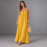 Backless Cami Dress - Apricot