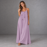 Backless Cami Dress - Purple