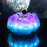 Astronauta nuvem de luz