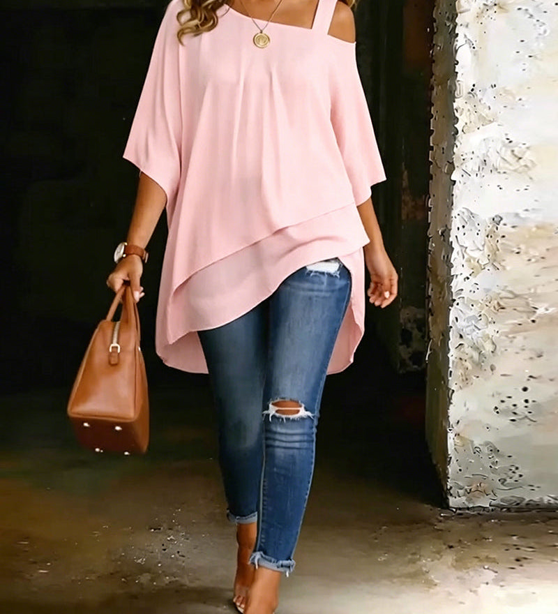 Amiyah™ Asymmetric Blouse