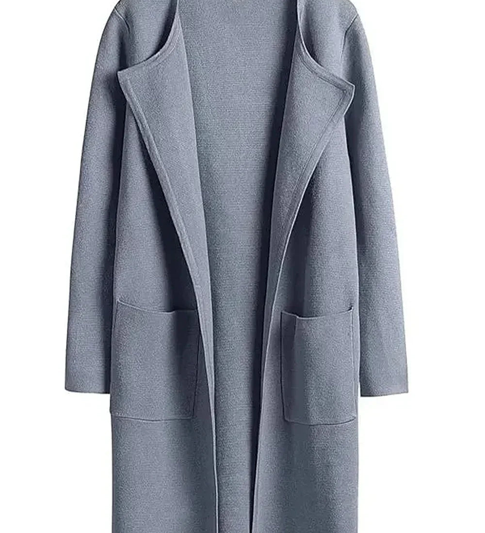 Camille Laurent | Elegant Longline Coat For Women