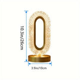 Candeeiro Mesa Cristal Real