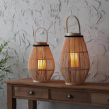 WeaveCraft™ Lanterna de bambu