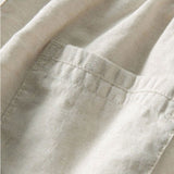 Geometric Jacquard Cuban Collar Shirt & Straight Leg Linen Pants