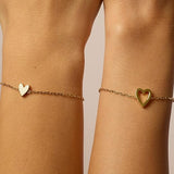 Radiant Heart Bracelets | Gold