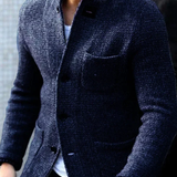 James Whitfield | Retro Wool-Blend Cardigan Jacket For Men
