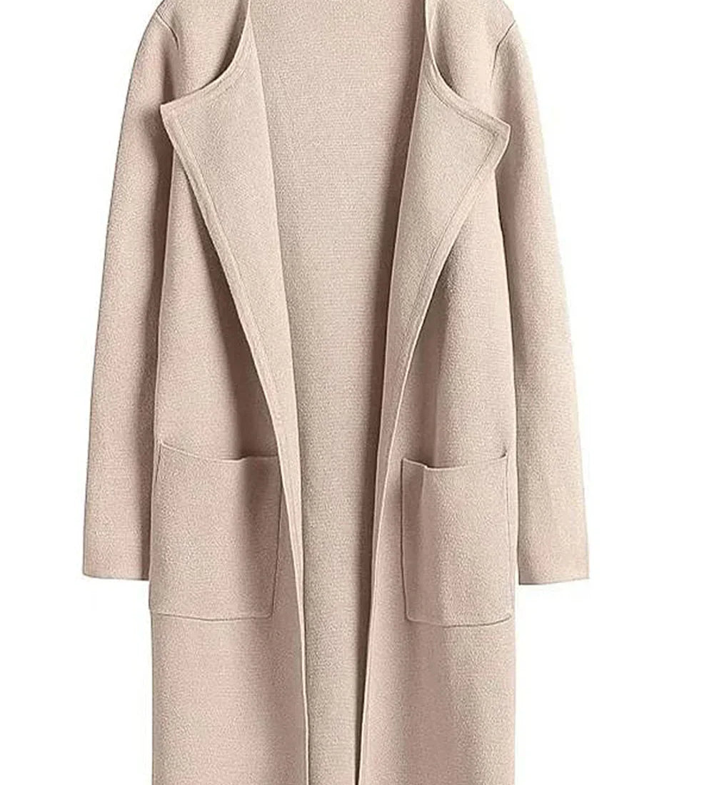 Camille Laurent | Elegant Longline Coat For Women