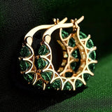 Elena Marlowe Hoop Earrings | Gold