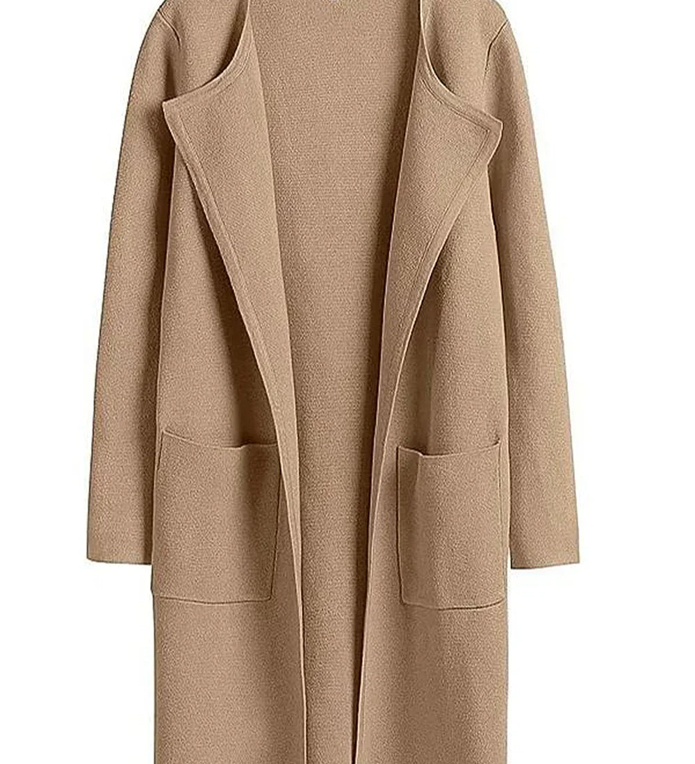 Camille Laurent | Elegant Longline Coat For Women