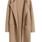 Camille Laurent | Elegant Longline Coat For Women