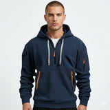 Mason Whitaker | Utility Half-Zip Hoodie For Men