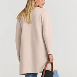 Camille Laurent | Elegant Longline Coat For Women