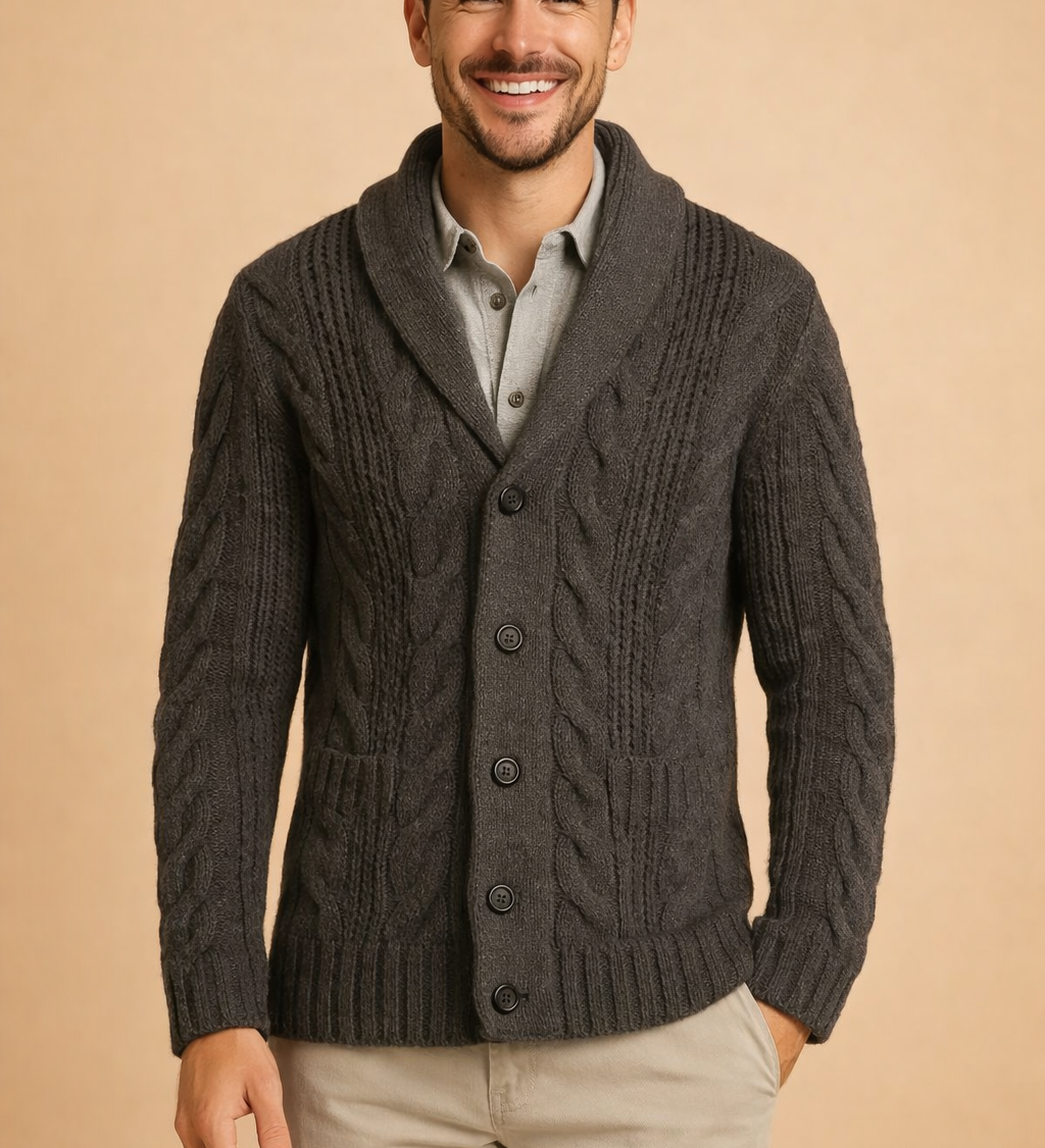 Luca Moretti | Premium Knit Cardigan For Men
